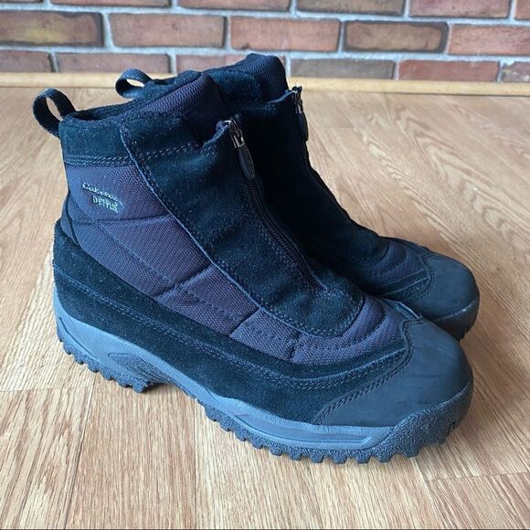 Women's Cabela's Dry-Plus Thinsulate Ultra Lined Black Zipper Boots Size 9M - Picture 1 of 15